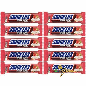 Snickers Berry Whip Chocolate Bar - 40gm Smooth & Creamy Limited Edition