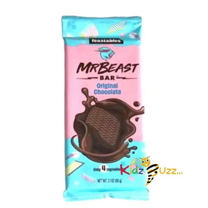Mr Beast Feastable Original Chocolate Bar 60G Each x 6