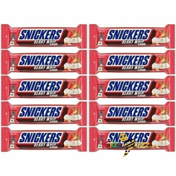 Snickers Berry Whip Chocolate Bar - 40gm Smooth & Creamy Limited Edition