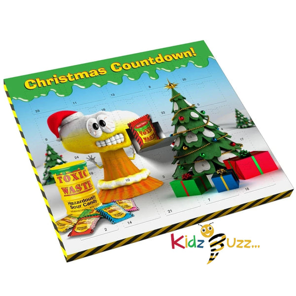 Toxic Waste Sour Candy Advent Calendar 75g 25 Day Countdown Christmas Gift