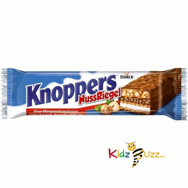 Knoppers Nut Bar - New Chocolate For Chocolate lovers 24 pieces - kidzbuzzz