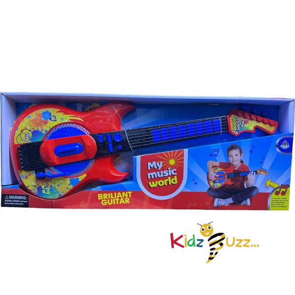 Brilliant Guitar My Music World Play Music Guitar Toy For Kids