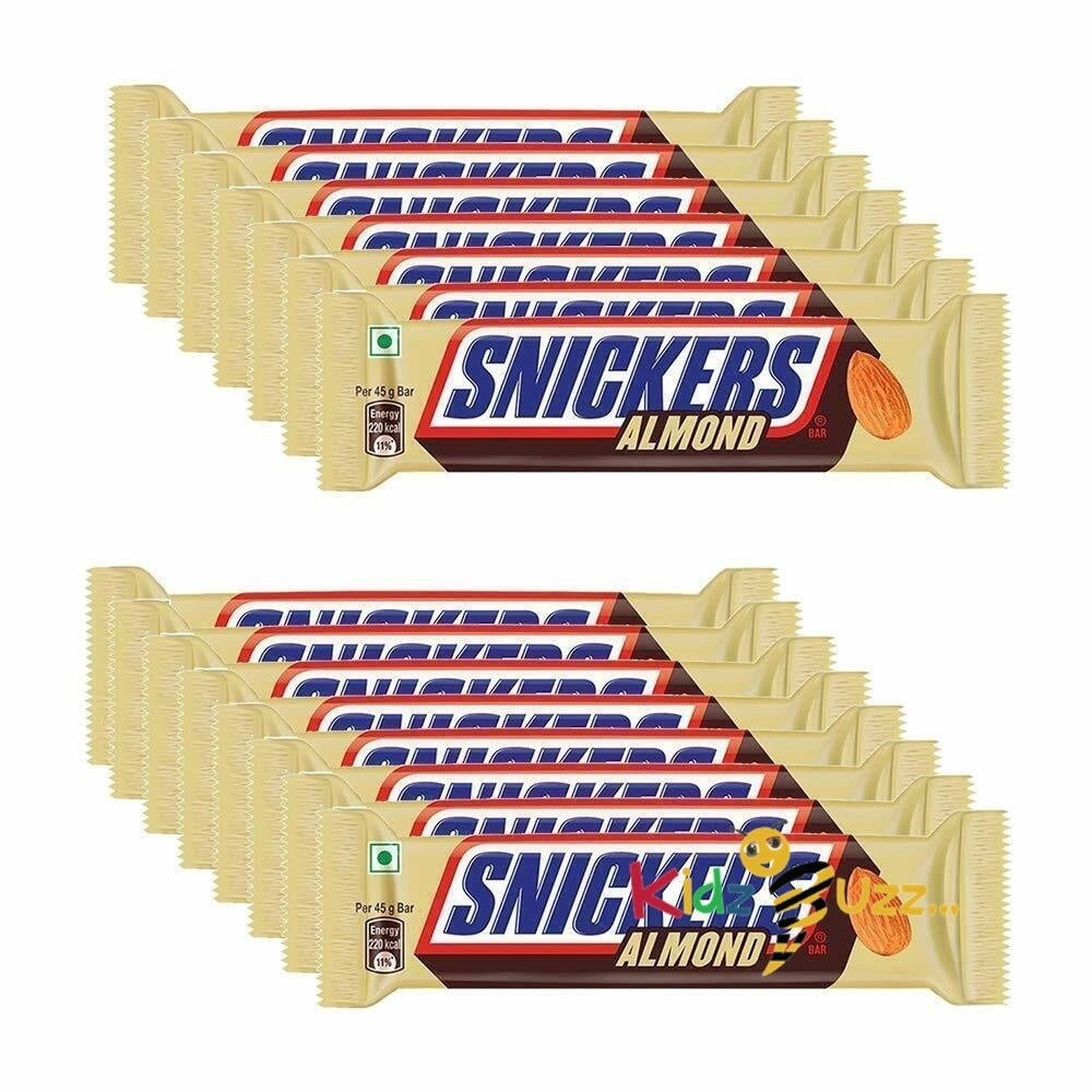 Snickers Almond Bar Chocolate Bar - 45gm Smooth & Creamy Limited ...