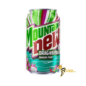 Mountain Dew Dragon Fruit 355ml Soda 24 Packs