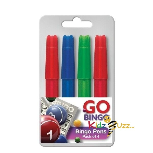 Bingo Pens Pack Of 4 Pens