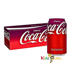 American Coca Cola Cherry Pack of 12 x 355 ml - Coco Cola Pack - USA Import