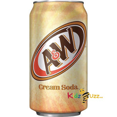A&W Cream Soda - 355ml -24 Pack