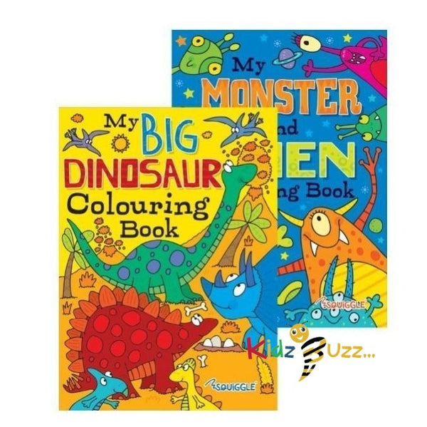 My Monster & Alien Dinosaur Colouring Book