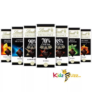 Lindt Excellence Dark/ Milk Chocolate 100g, Different Flavour X 10Bars