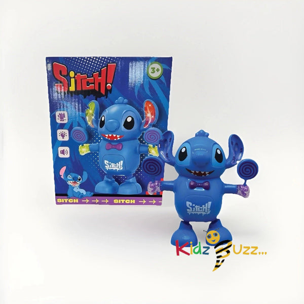 Stitch Action Figure Dance Super Hero Robot Toy Dancing Music Lights Kids Toys