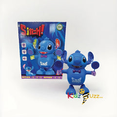 Stitch Action Figure Dance Super Hero Robot Toy Dancing Music Lights Kids Toys