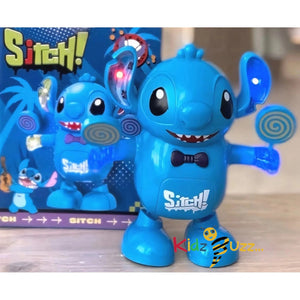Stitch Action Figure Dance Super Hero Robot Toy Dancing Music Lights Kids Toys