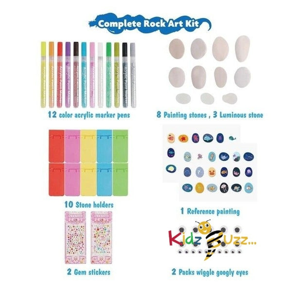 Marine Rock Painting Kit For Kids- Stone Painting Kit For kids