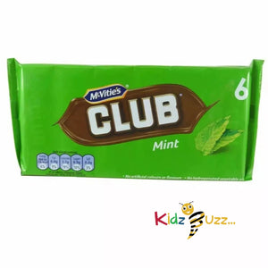 McVitie's Club Mint Chocolate Biscuits 6 x 22g
