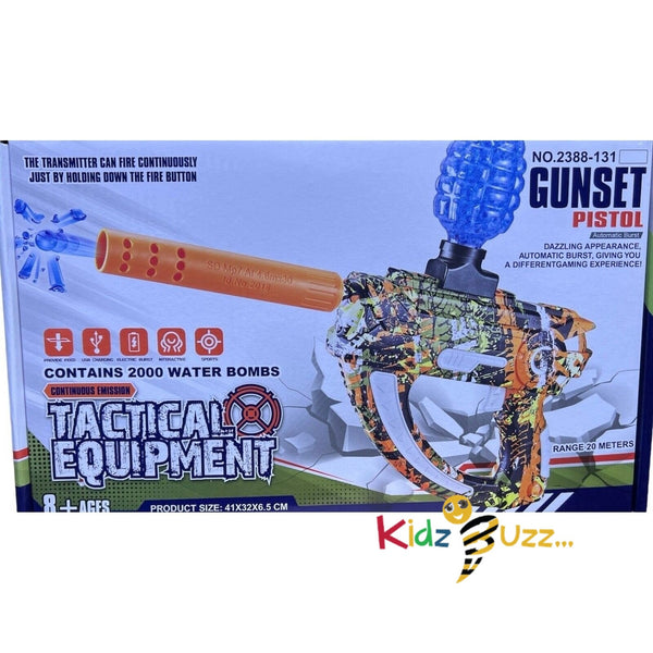 Tactical Equipment 2000 Water Bomb Gunset Pistol Outdoor Toy Gun
