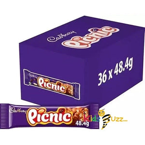 Cadbury Picnic Chocolate Bar 48.4g Full Box 36 Bars
