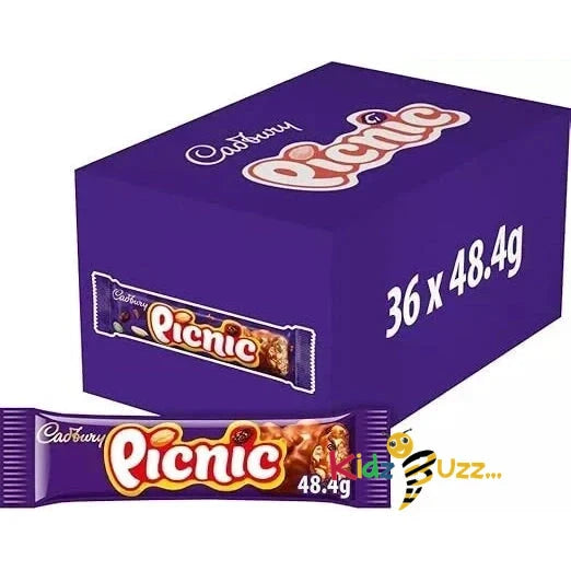 Cadbury Picnic Chocolate Bar 48.4g Full Box 72 Bars
