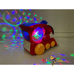 BUMP & GO TRAIN FLASHING DISCO LIGHTS MUSIC SOUND TODDLER TOYS GIFT FOR KIDS