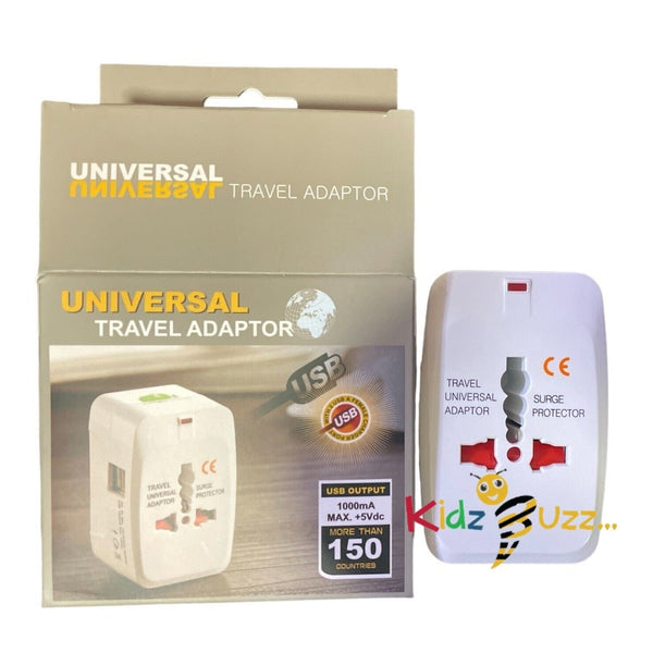 Universal Travel Adapter Worldwide Travel Adaptor With 2 USB Port