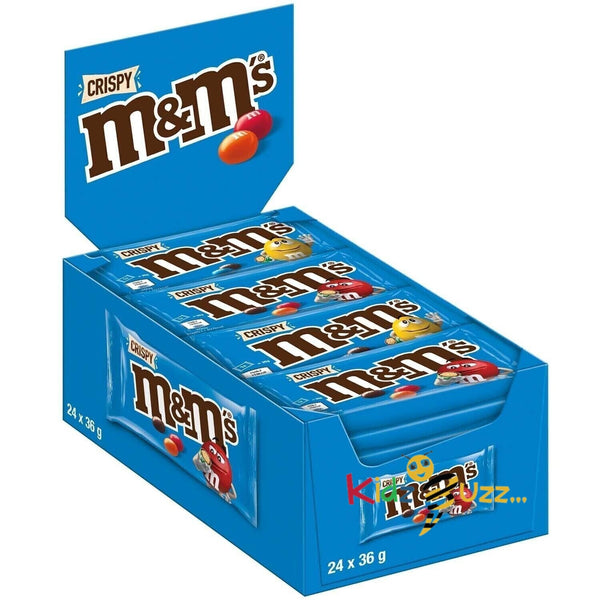 M&M's Crispy Chocolate Bag 24 x 36g For Chocolate Lover