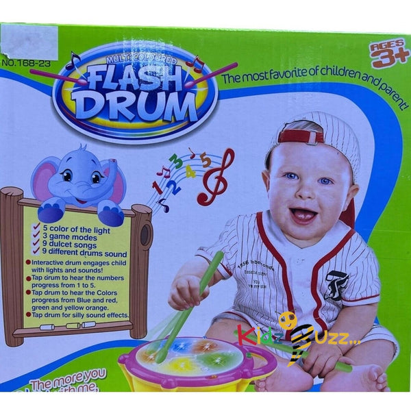 Multicolored Flash Drum favourite Gift For Children best Gift Set For kids