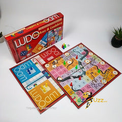 LUDO SNAKES and LADDERS Board Game 40 CM 2 in 1 Family games