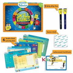 Skill Games - Erasable and Reusable Activity Mats
