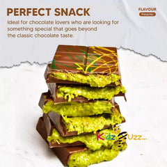 Dripz Dubai Chocolate Pistachio Kunafa Bar Best For Gifting &Sharing 100gm Pack of 2