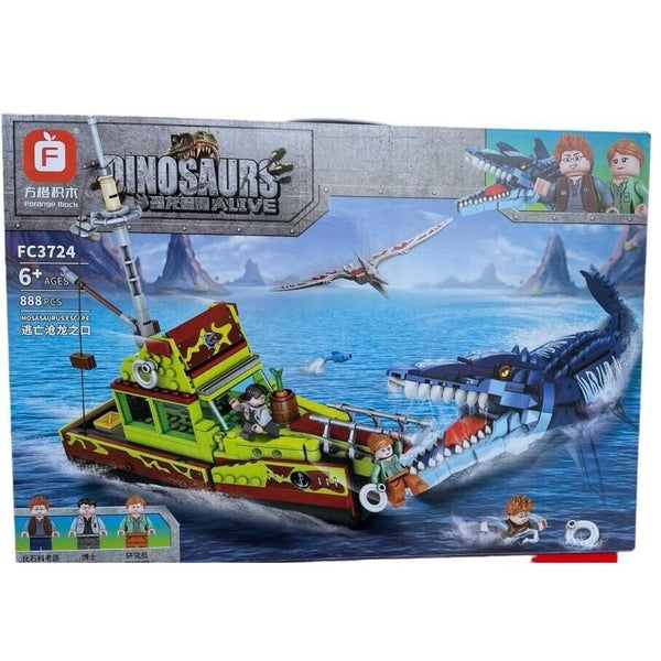 Dinosaur Alive 888 Pcs Blocks Set Fun Toy For Kids Perfect Gift - kidzbuzzz