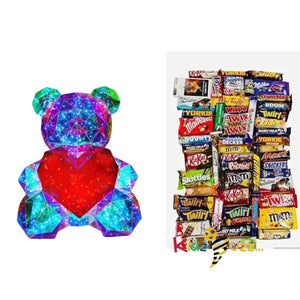 Valentine Gift Teddy With 15 Chocolate Hamper Gift For Special Ones Gift