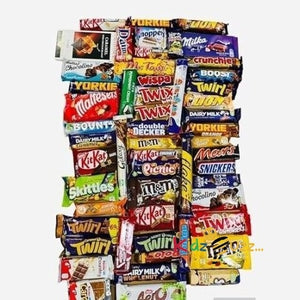 Mega Chocolate Gift Hamper, Different Full Size Chocolate Bars Massive Chocolates