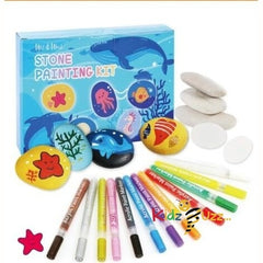 Marine Rock Painting Kit For Kids- Stone Painting Kit For kids