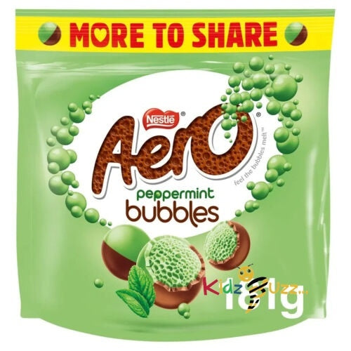 Aero Bubbles Peppermint Share Bag 181g Pack of 3