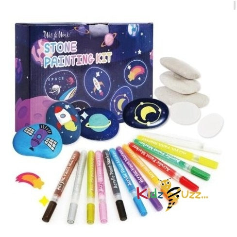 Space Rock Painting Kit For Kids- Very Interesting Art For Kids