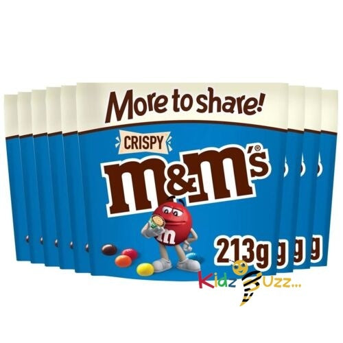 M&M's Crispy Milk Chocolate Bag 213g Pack of 3