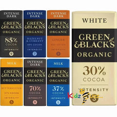Green & Black's Organic Mix Flavour Chocolate Bar 90g Gift Hamper Mixed 15pcs