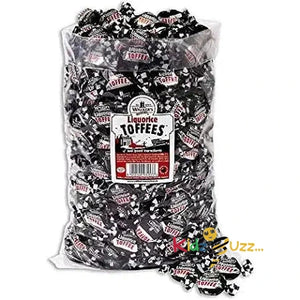 Walkers Nonsuch Milk, Brazil Nut, Liqurice, Eclairs Etc Assorted Toffees and Chocolate Eclairs Bulk Bags For All Occassions (1 KG) (Liquorice Flavour)