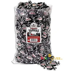 Walkers Nonsuch Milk, Brazil Nut, Liqurice, Eclairs Etc Assorted Toffees and Chocolate Eclairs Bulk Bags For All Occassions 1 KG Liquorice Flavour