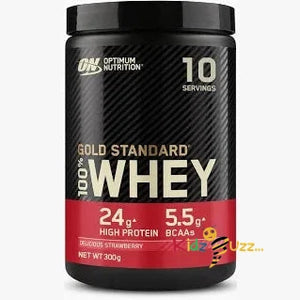 Optimum Nutrition Gold Standard 100% Whey Protein Strawberry Flavour 300g (10 servings)