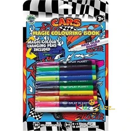 Magic Colouring Book Cars With Magic Colour Changing Pens