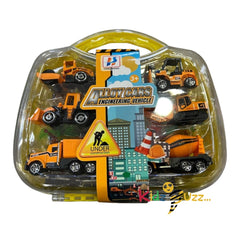 Alloy Car Engineering Vehicle Pretend Play Set For Kids