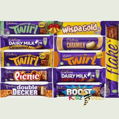 Cadbury Christmas Mix Chocolate Gift Box - Perfect Gift For Xmas 18 Bars