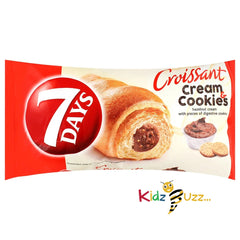 7 Days Hazelnut Cream Croissant with Pieces of Cookies 80g