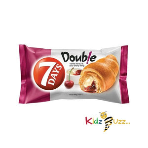 7Days Mini Croissant Pouches Sour Cherry & Vanilla Filling 80g