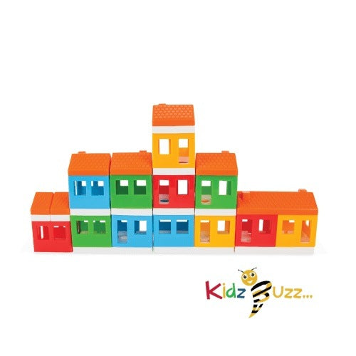 Mini City 40 Pcs Set,Fun and Educational Toy for Kids