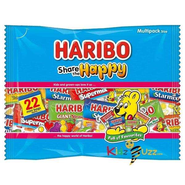 Haribo Share the Happy Mini Bags 352g X 4