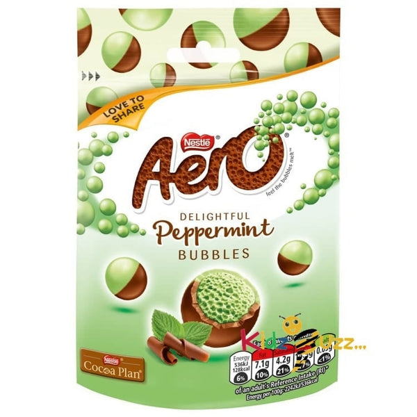 Aero Peppermint Bubbles 80g X 4