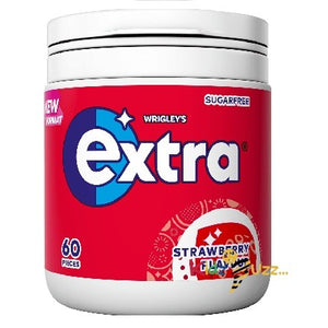 Wrigley Extra Strawberry Bottle 6x60pc