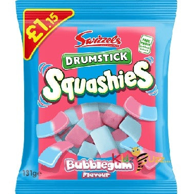 Swizzles Squashies Bubble Gum 12 x 120g