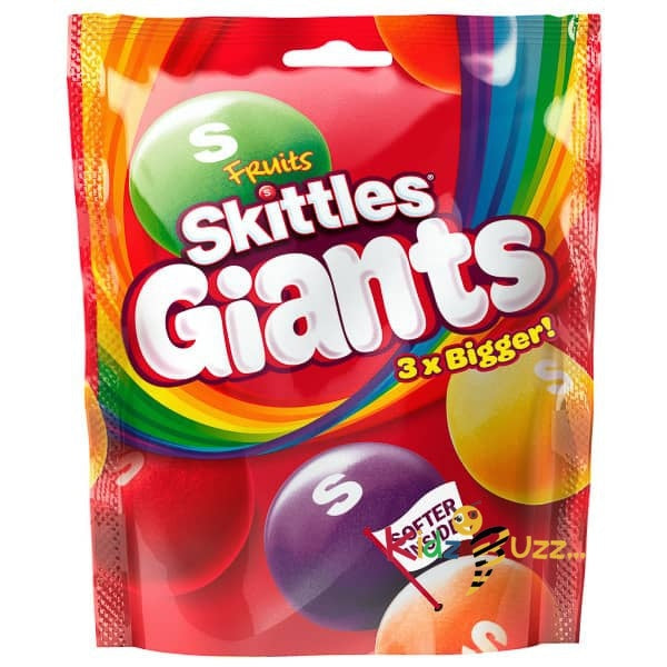 Skittles Fruit Giants 141g X 5